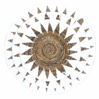 Ensemble de trois bols en algues - Crème