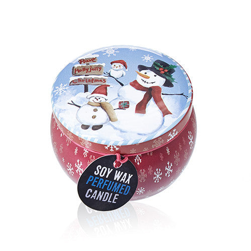 Künstlerische Blechkerze - Vintage Christmas - Spiced Orange