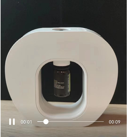 Diffuseur d'arômes au sel de l'Himalaya - Veilleuse - USB-C - Effet flamme (sel inclus)