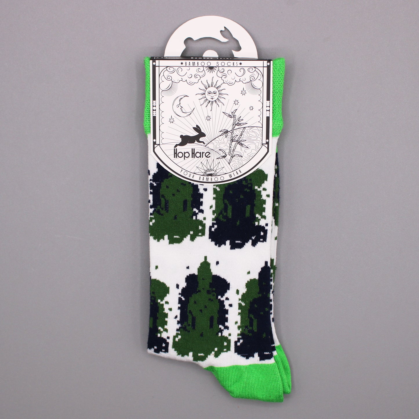 Bambus-Hopfenhasensocken (S/M) - Bali Buddha