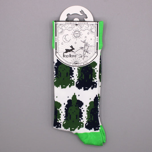 Chaussettes en bambou motif lièvre (P/M) - Bali Buddha