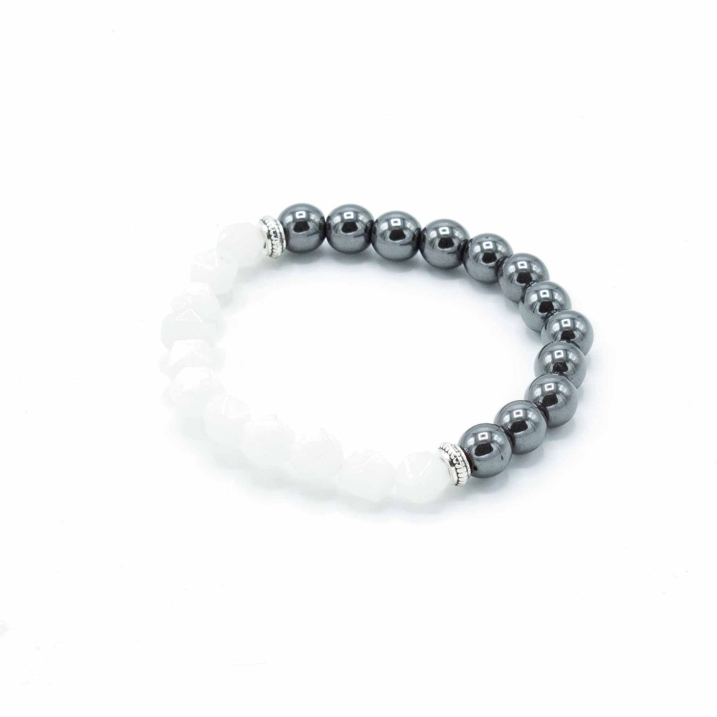Bracelet en pierres précieuses sculptées - Quartz magnétique
