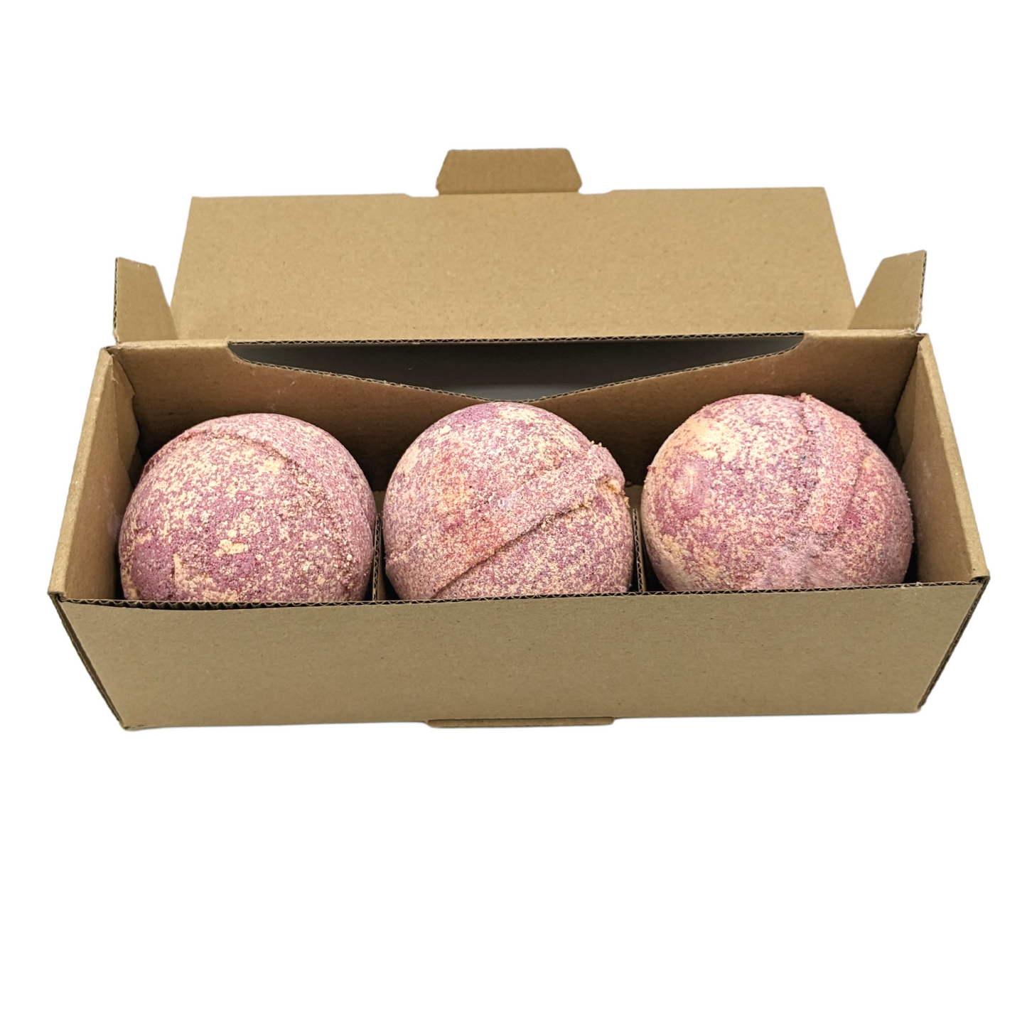 3 bombes de bain au chocolat et à l'orange