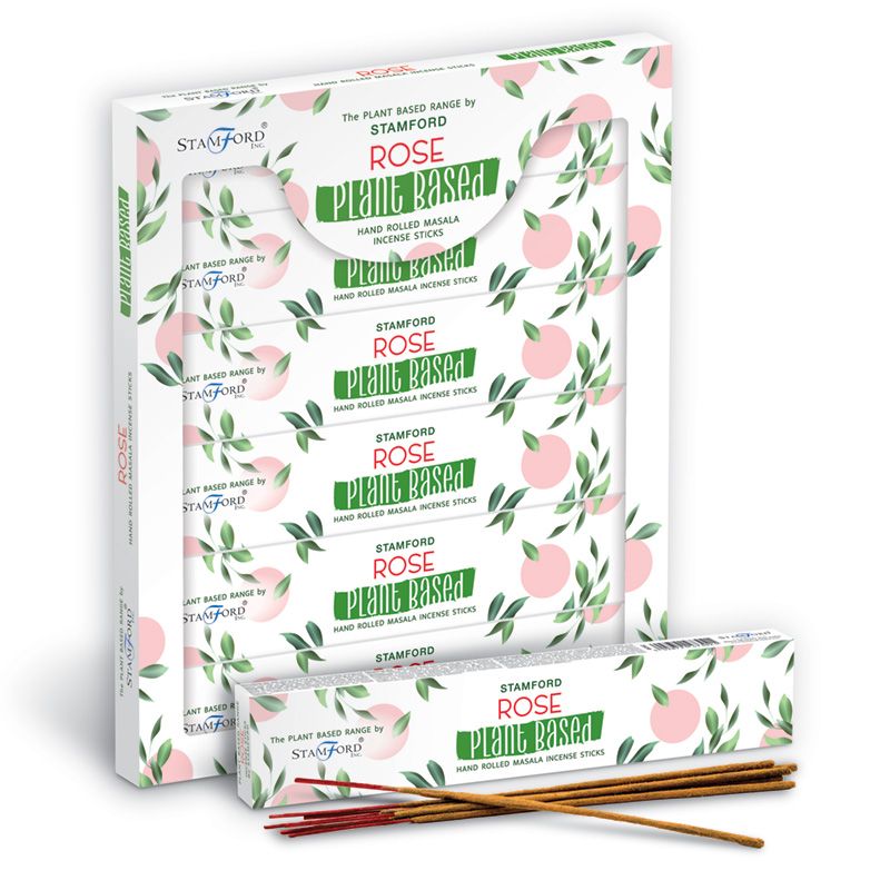 3 x Herbal Masala Räucherstäbchenboxen – Rosen