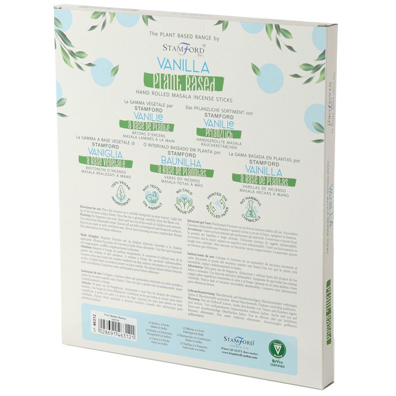 3 boîtes d'encens Herbal Masala - Vanille