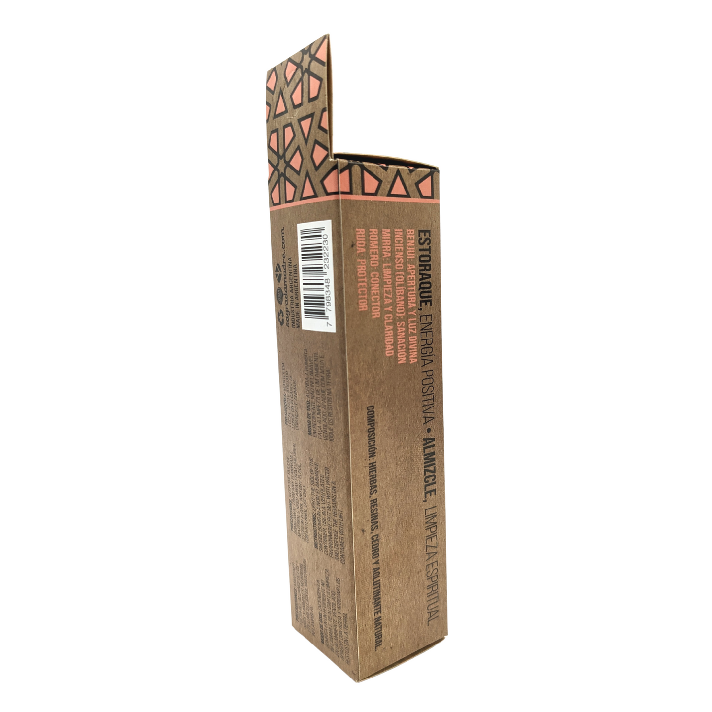 Boîte de 4 ampoules d'encens 7 éléments purs