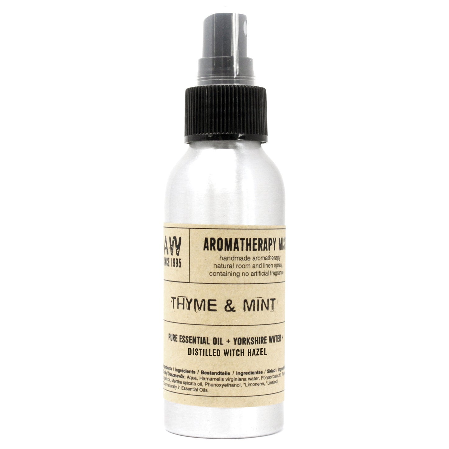Brume d'huiles essentielles - Thym et menthe - 100 ml