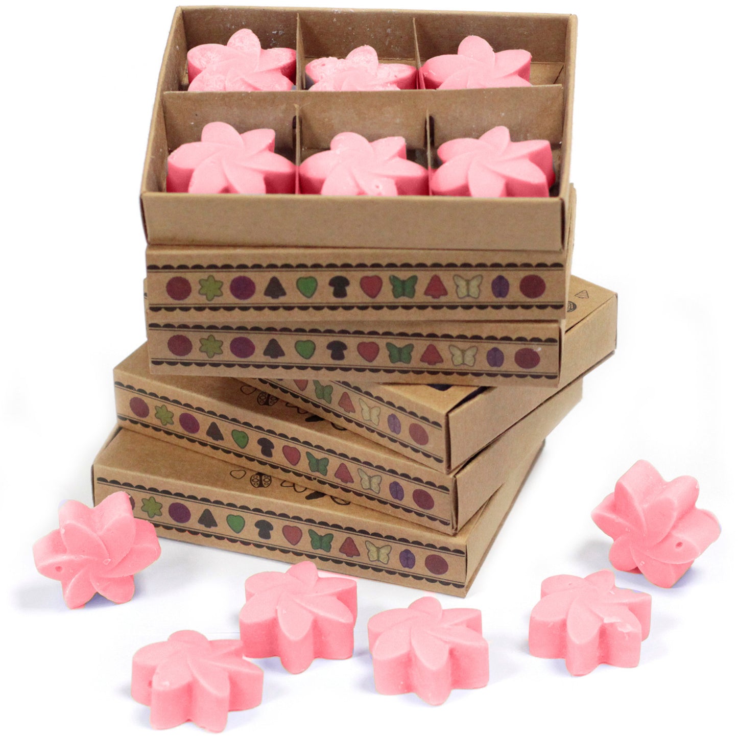 Coffret de 6 fondants à la cire de soja - Magnolia japonais