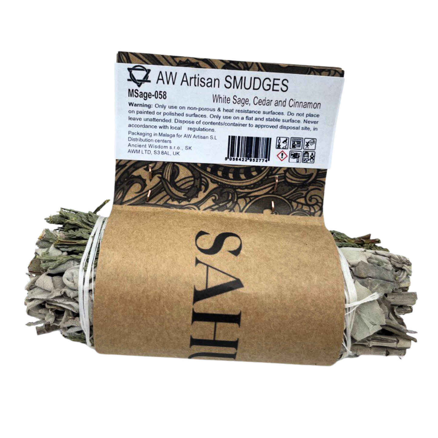 Atado de Hierba - Salvia Blanca, Cedro y Canela