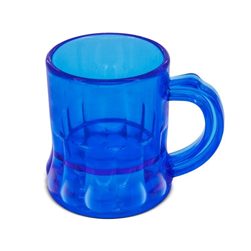 Blaues Schnapsglas