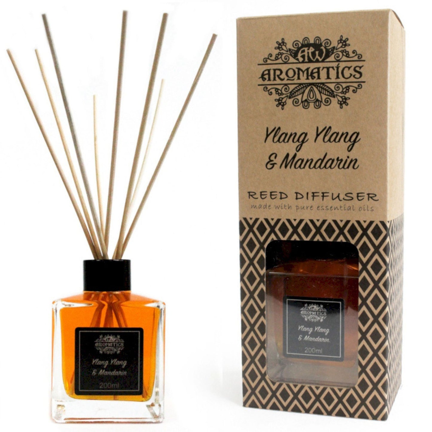 Diffuseur de parfum aux huiles essentielles - Ylang-ylang et mandarine
