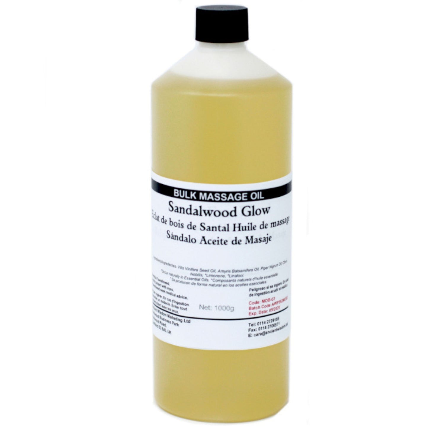 Massageöl 1kg - Strahlende Haut