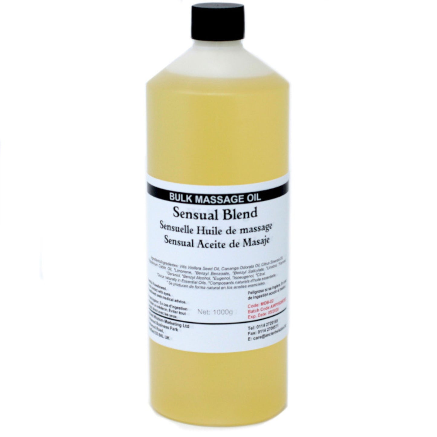 Huile de massage 1kg - Sensuelle