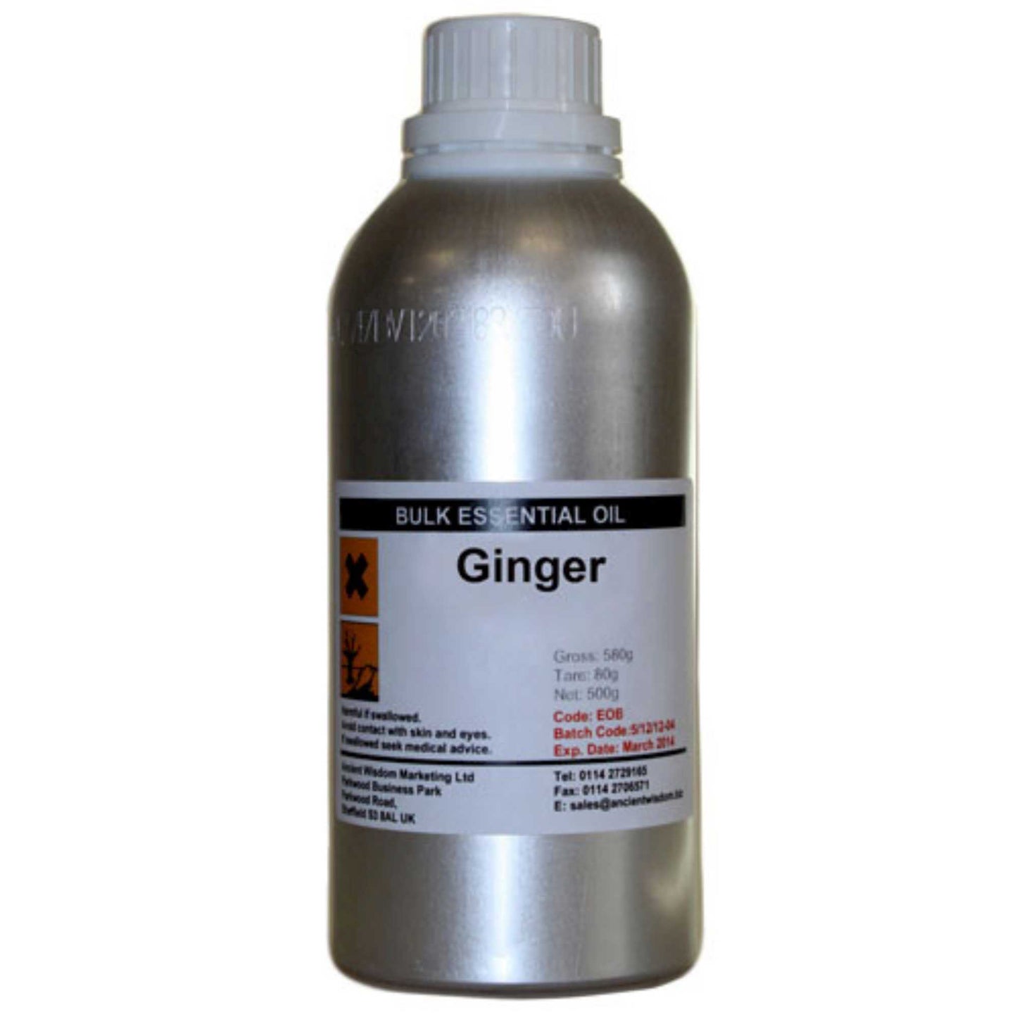 Huile essentielle de gingembre 500 ml