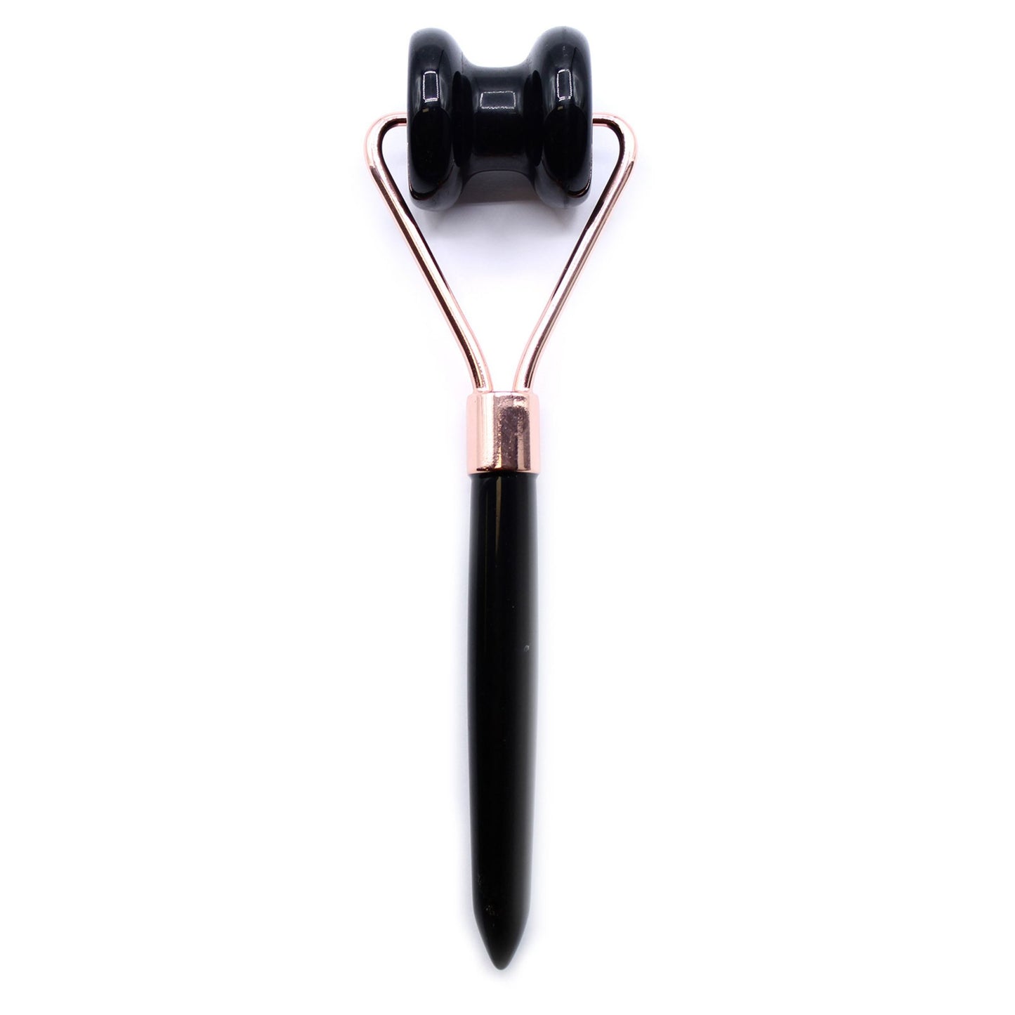 Edelstein-Gesichtsroller - Schwarzer Obsidian