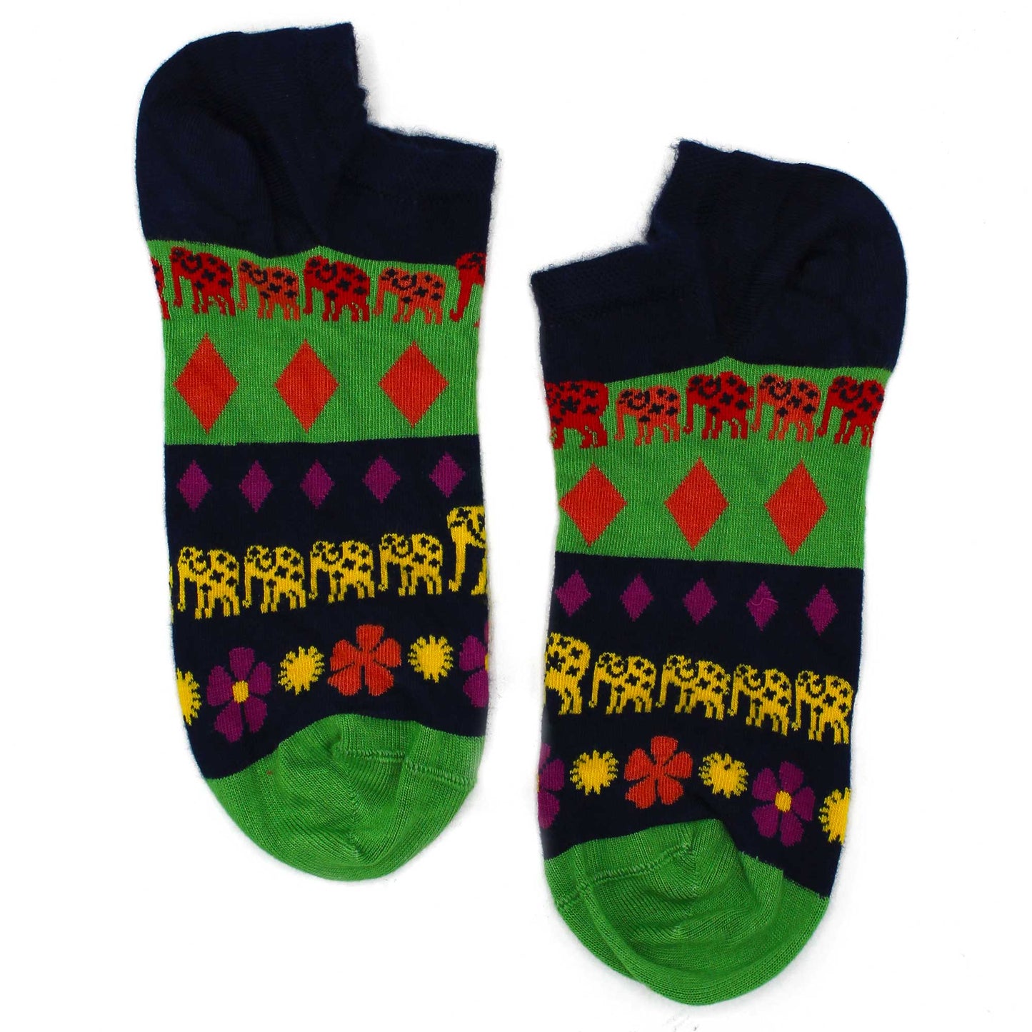 Hop Hare Bambus Niedrige Socken S/M (36-40) - Lucky Elephant