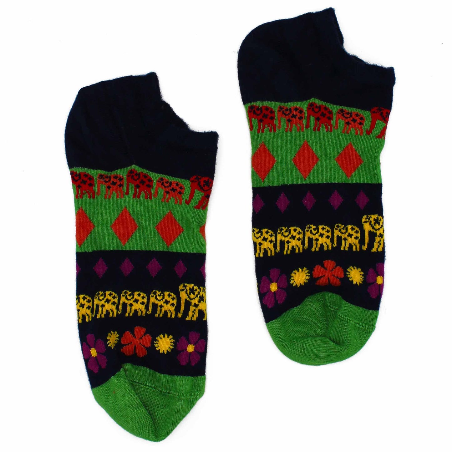 Hop Hare Bambus Niedrige Socken S/M (36-40) - Lucky Elephant
