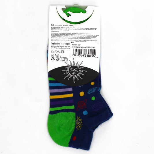 Chaussettes basses en bambou Hop Hare S/M (36-40) - 7 Chakras