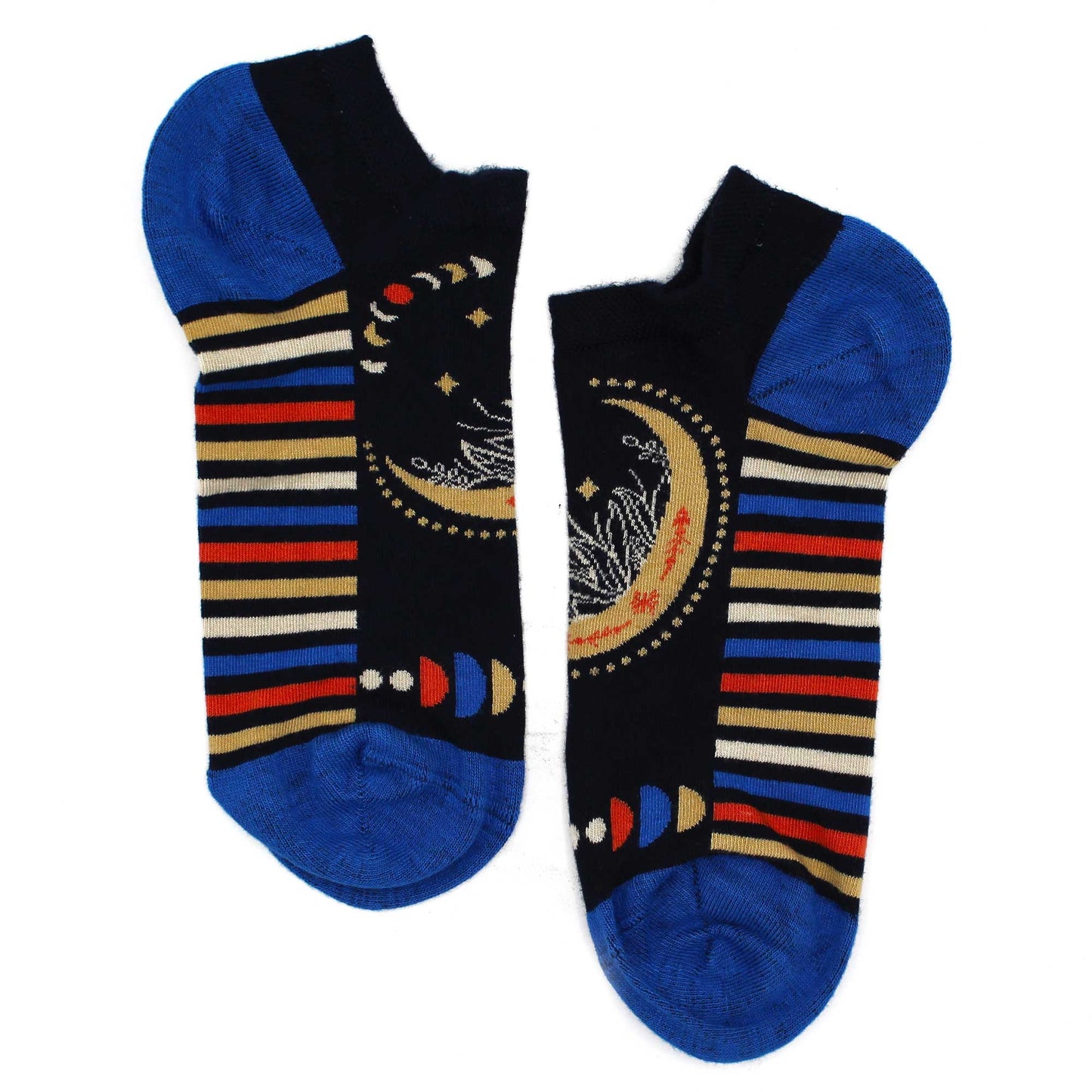 Hop Hare Bambus Niedrige Socken S/M (36-40) - Mondphasen