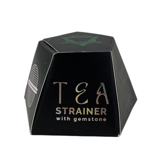 Passoire à thé en cristal brut – Aventurine verte