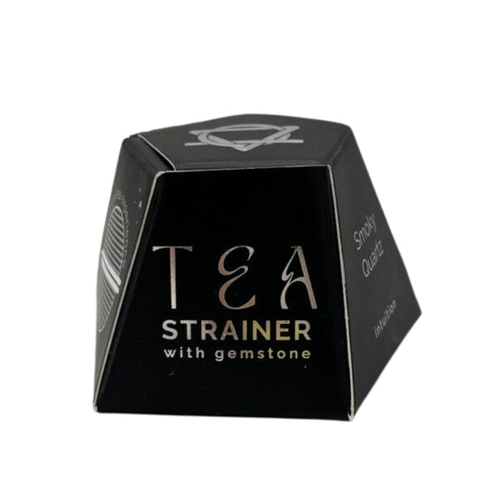 Passoire à thé en cristal brut – Quartz fumé