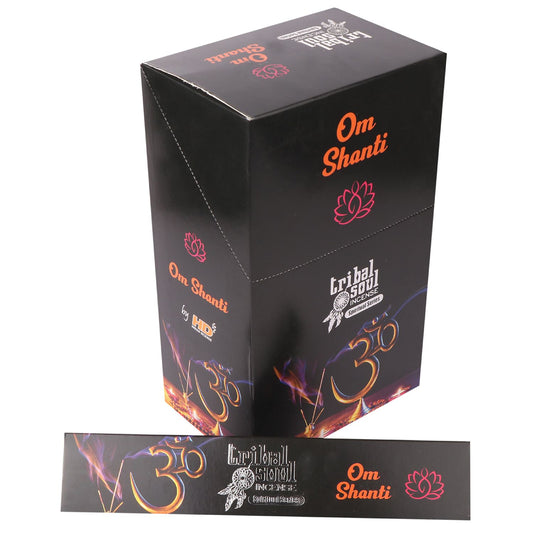 Bâtonnets d'encens spirituels et support en céramique Tribal Soul - Ohm Shanti