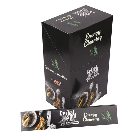 Bâtonnets d'encens spirituels et support en céramique Tribal Soul - Purification énergétique