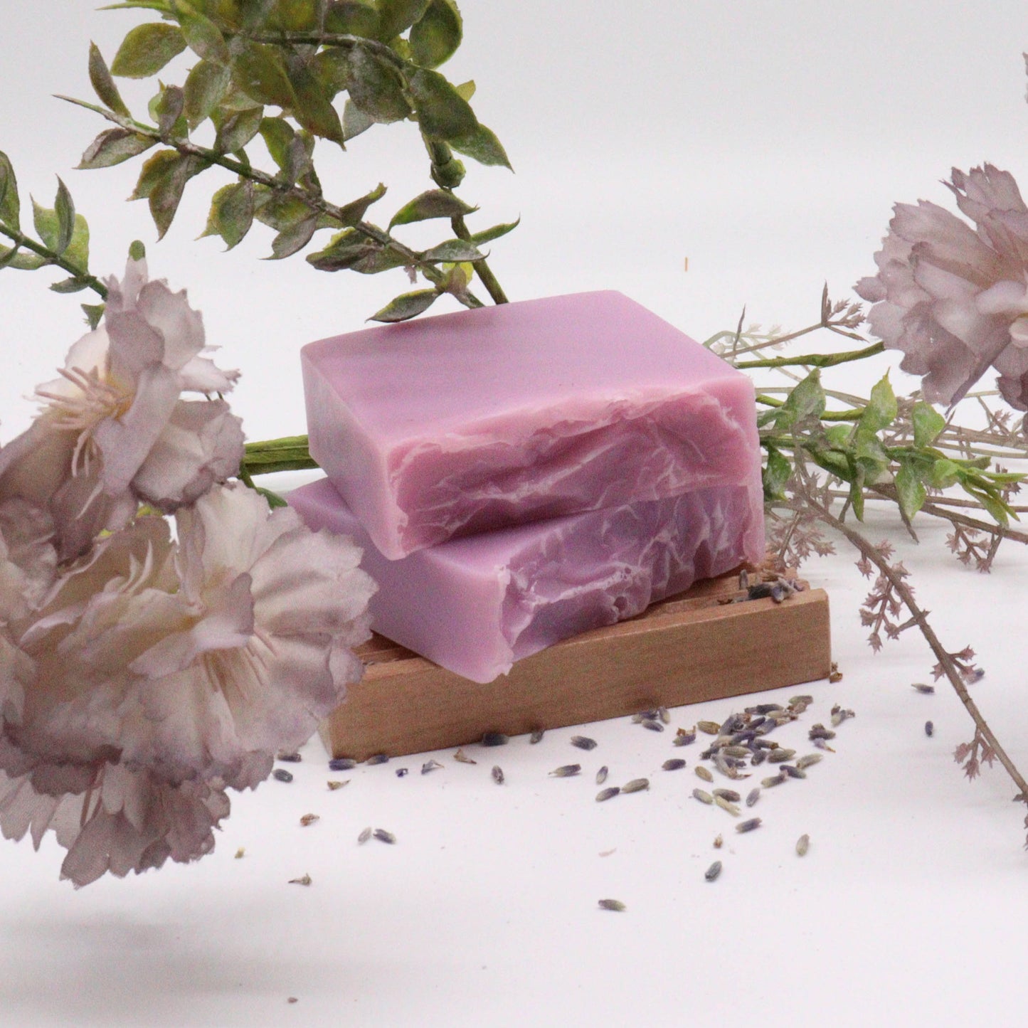 Seifenstück - Lavendel und Kokosnuss