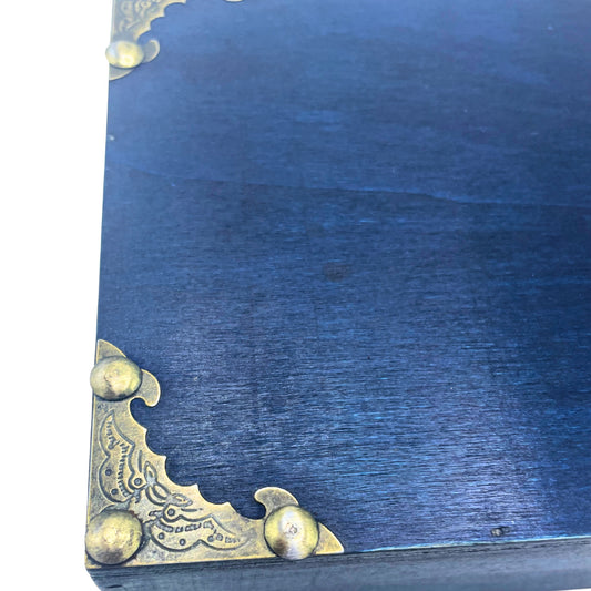 Teebox / Geschenk / Korb - Blaugrün