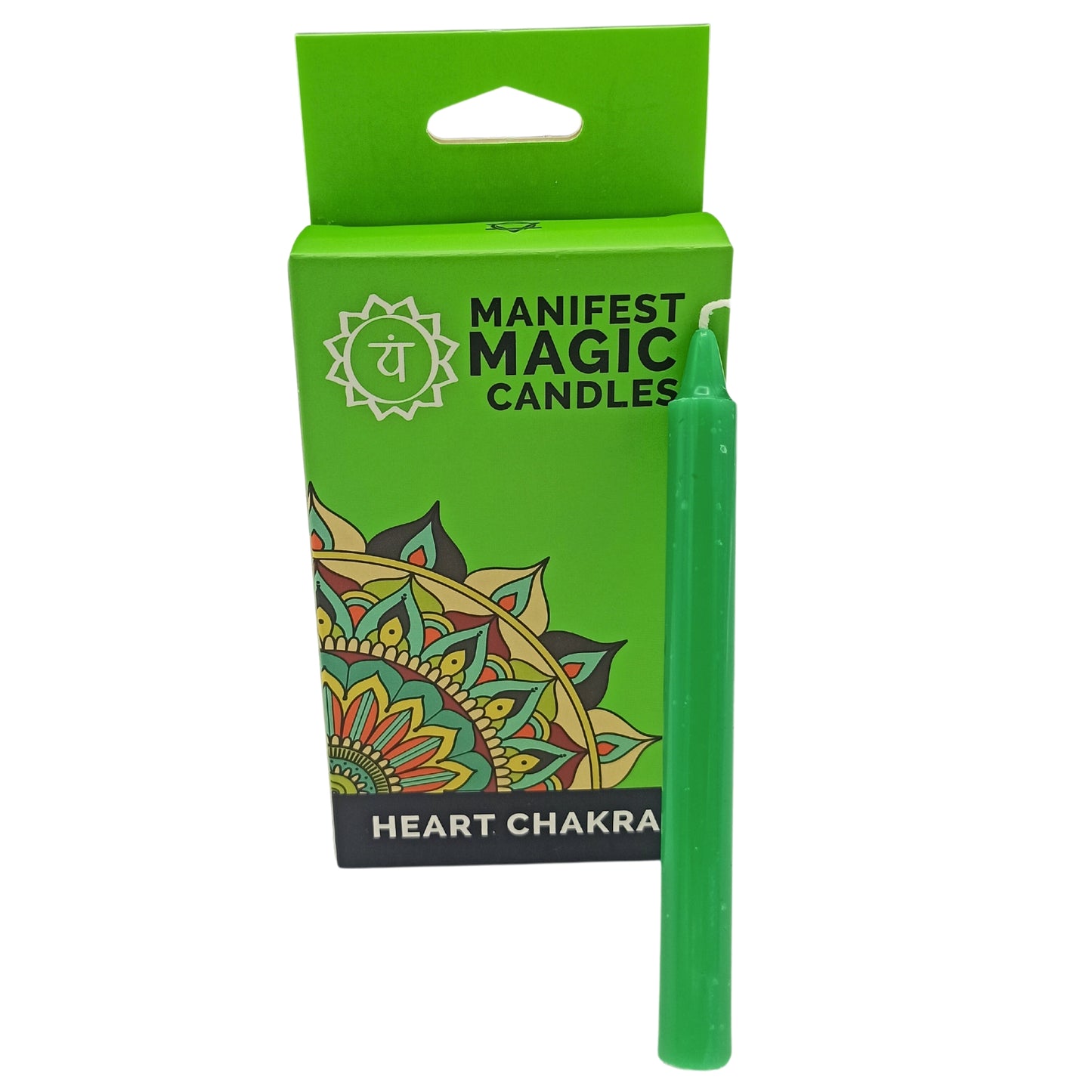 Manifest Magic Candles (12er-Pack) - Grün - Herzchakra