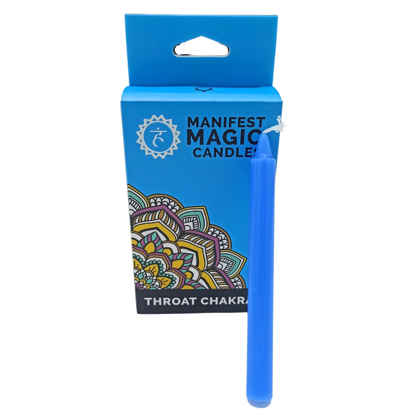 Manifest Magic Candles (12er-Pack) - Blau - Halschakra