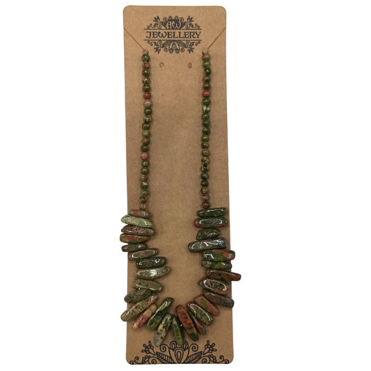 Longstone Edelsteinkette - Moosachat