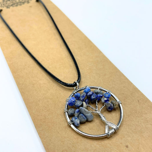 Pendentif Arbre de Vie - Sodalite