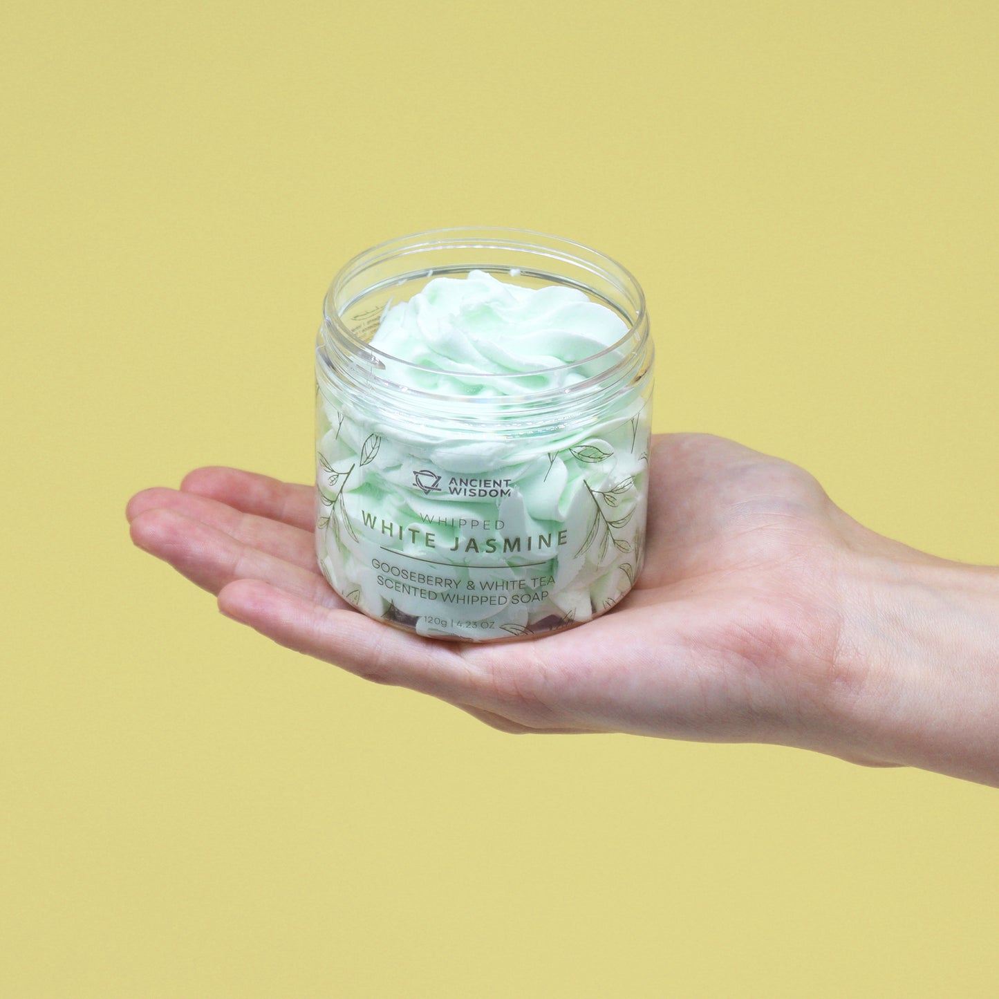 Savon crème fouettée groseille et thé blanc 120 g