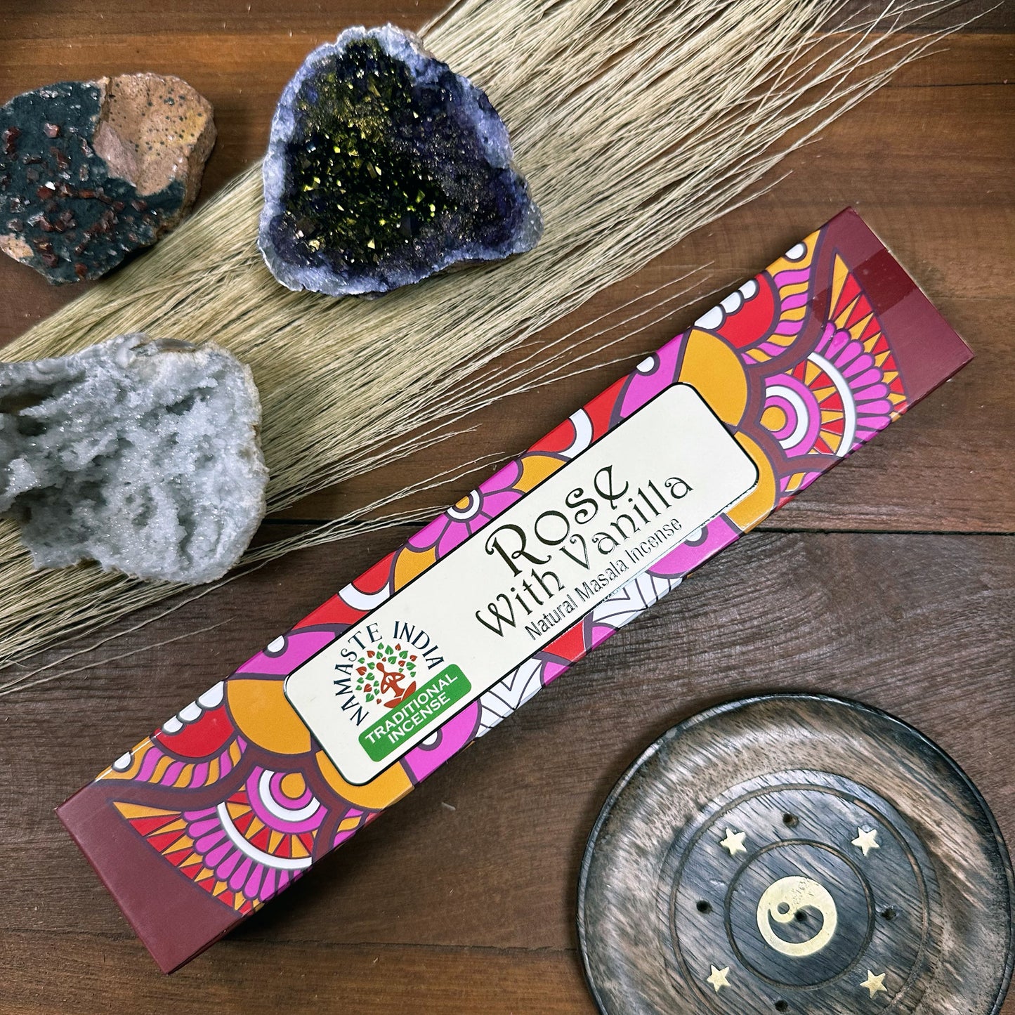 Encens Namaste Mandala Masala - Rose et Vanille