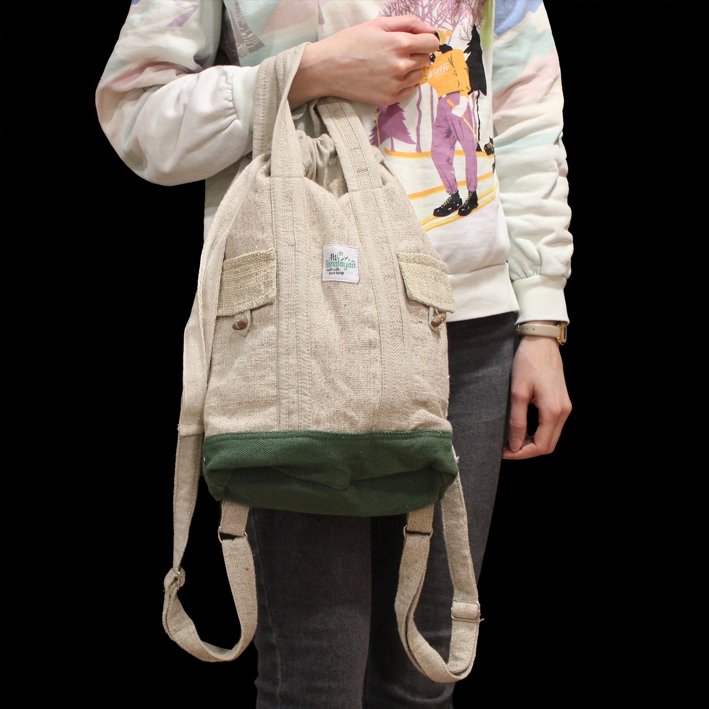 Laptop-Rucksack - Hanf und Baumwolle