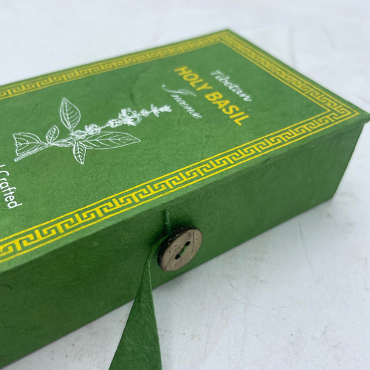 Coffret cadeau d'encens Sugandhit Dhoop de l'Himalaya - Basilic sacré