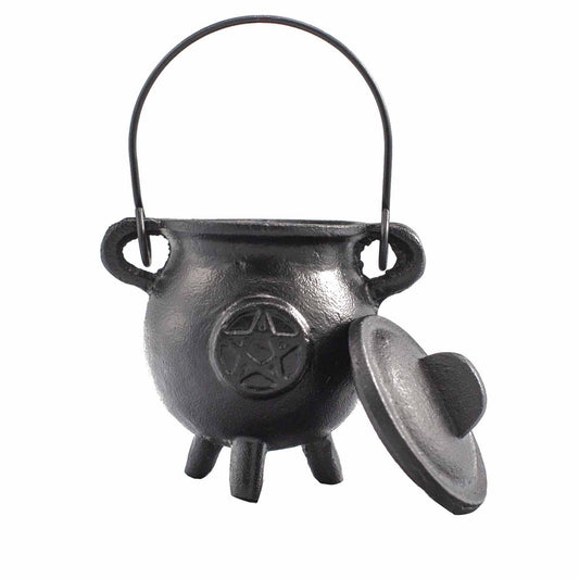 Gusseisenkessel mit Fünfeck 6,5x13cm