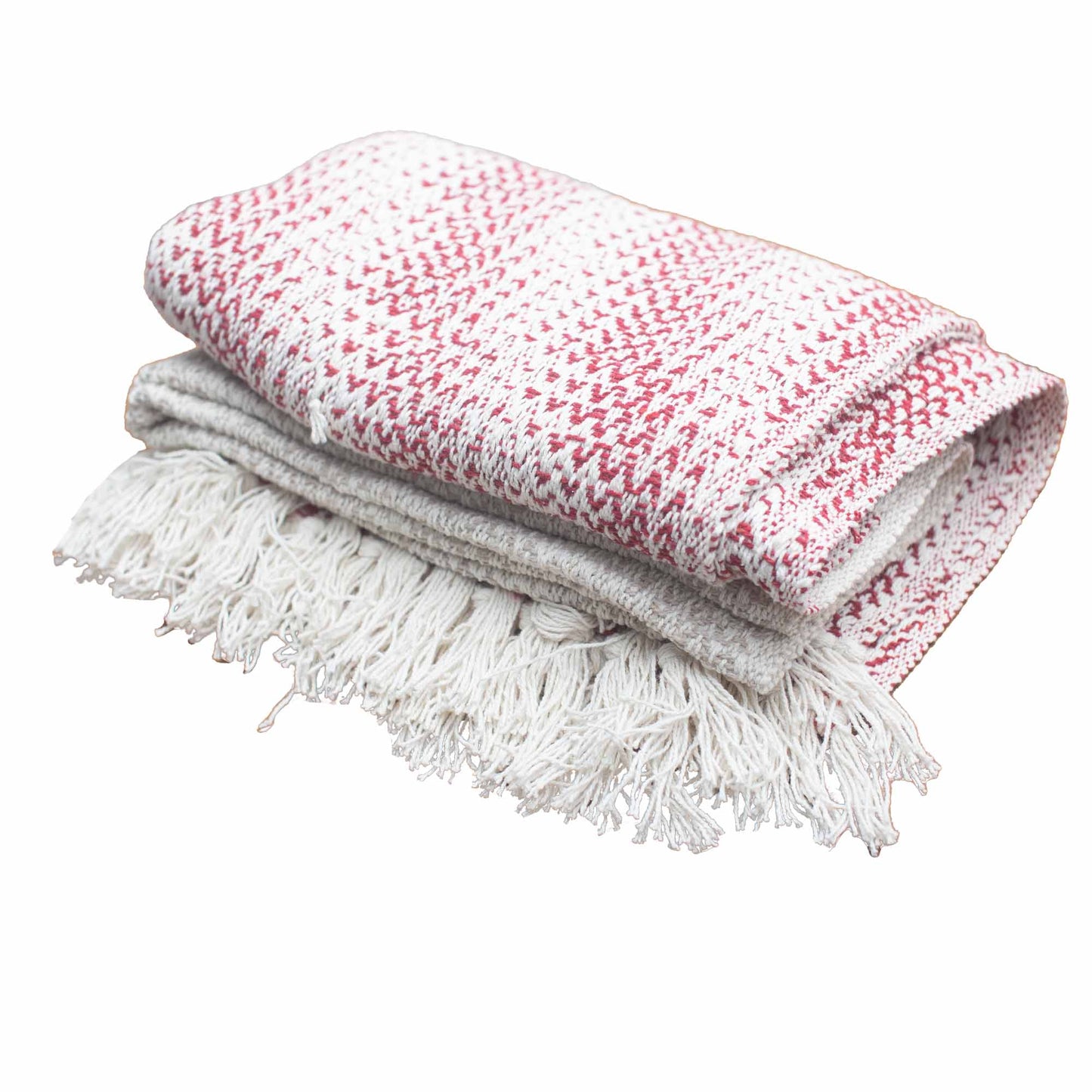 Couvertures Boho Comfort - 125x150cm - Rubis bicolore