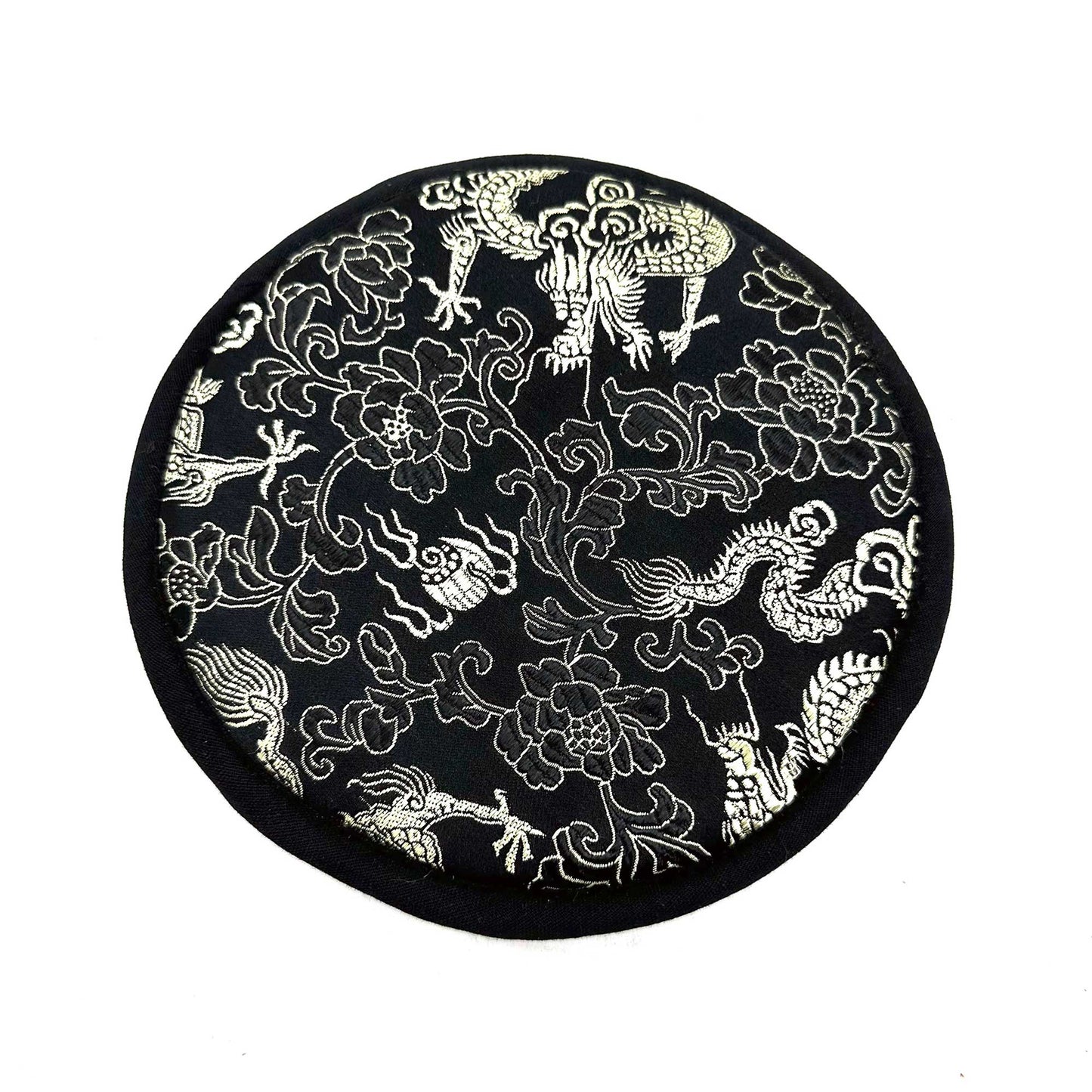 Handgeschlagenes und graviertes tibetisches Klangschalen-Geschenkset - 14 cm - Grüne Tara