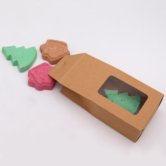 Coffret cadeau de bombes de bain Gingerbread Town pour les fêtes