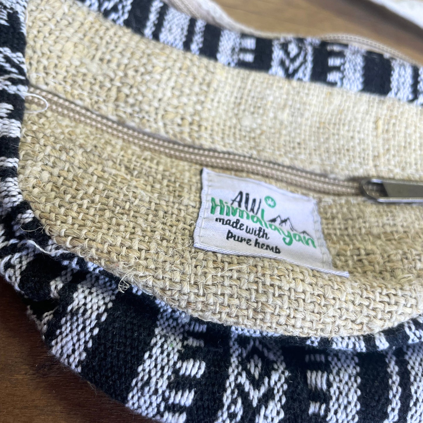 Gürteltasche - Hanf und Baumwolle