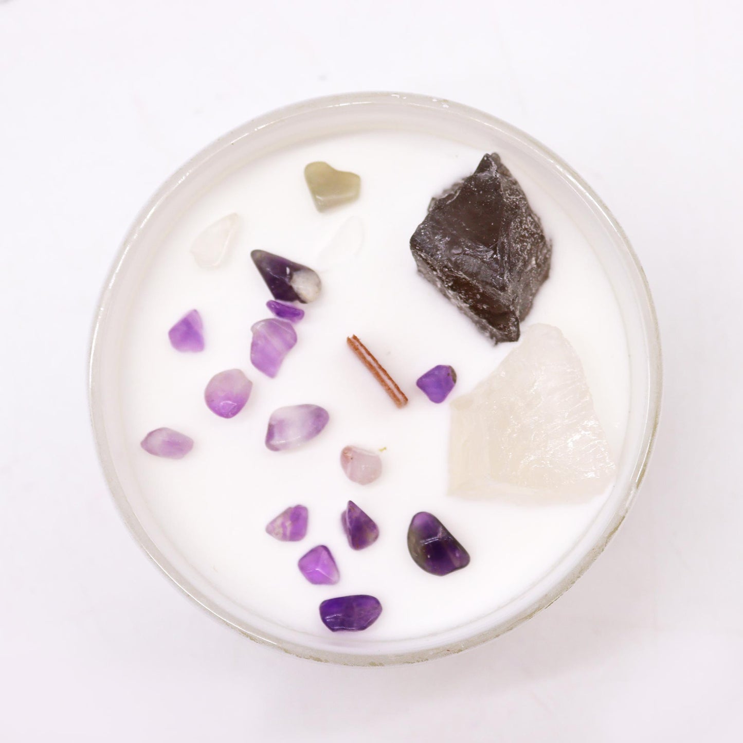 Chakra-Kristallkerzen - Kronenchakra