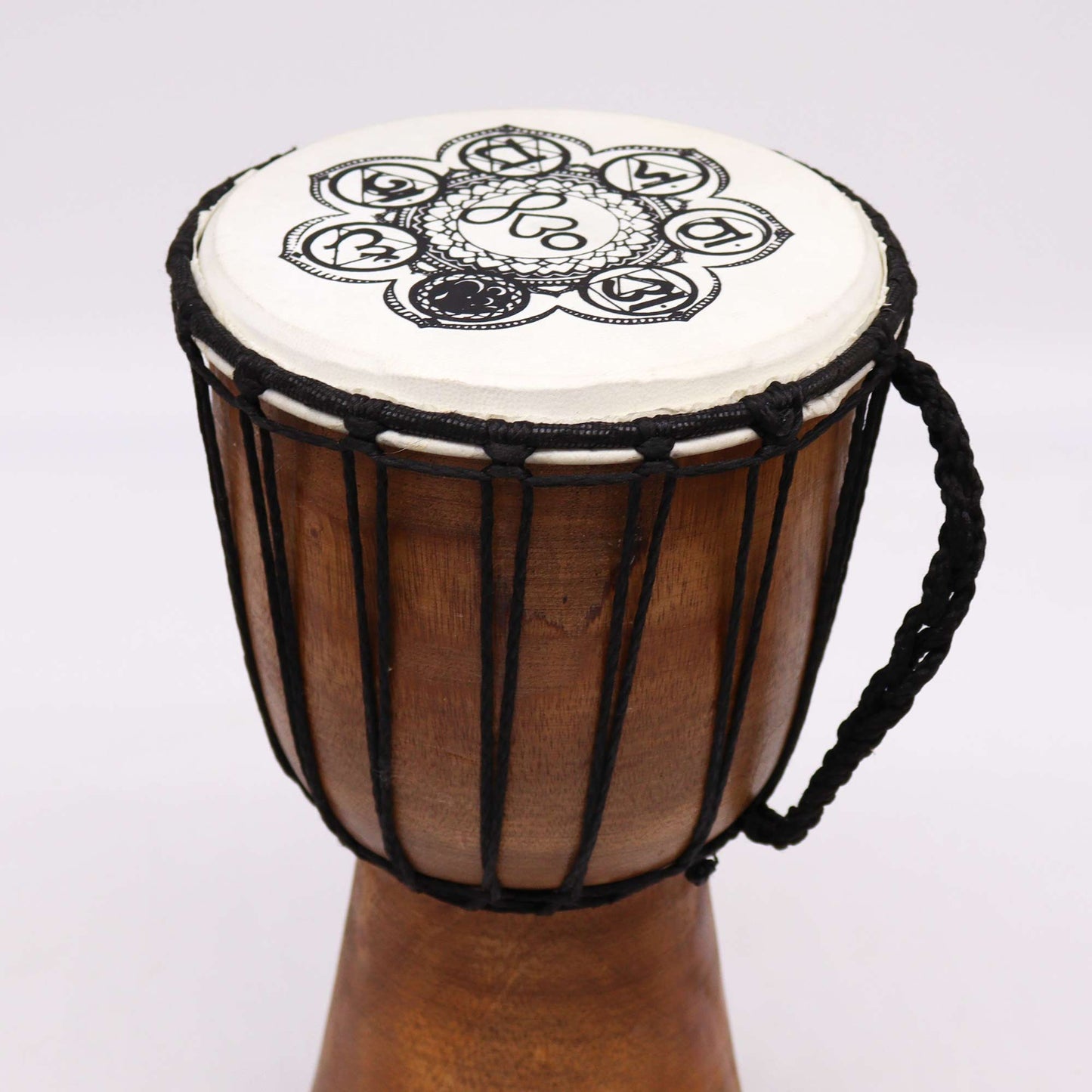 Handgefertigte Djembe-Trommel mit breiter Oberseite – 30 cm