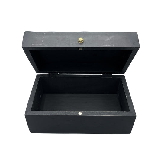 Vintage Deco - Mehrzweckbox - 22x12x10cm - Schwarze Wirbel