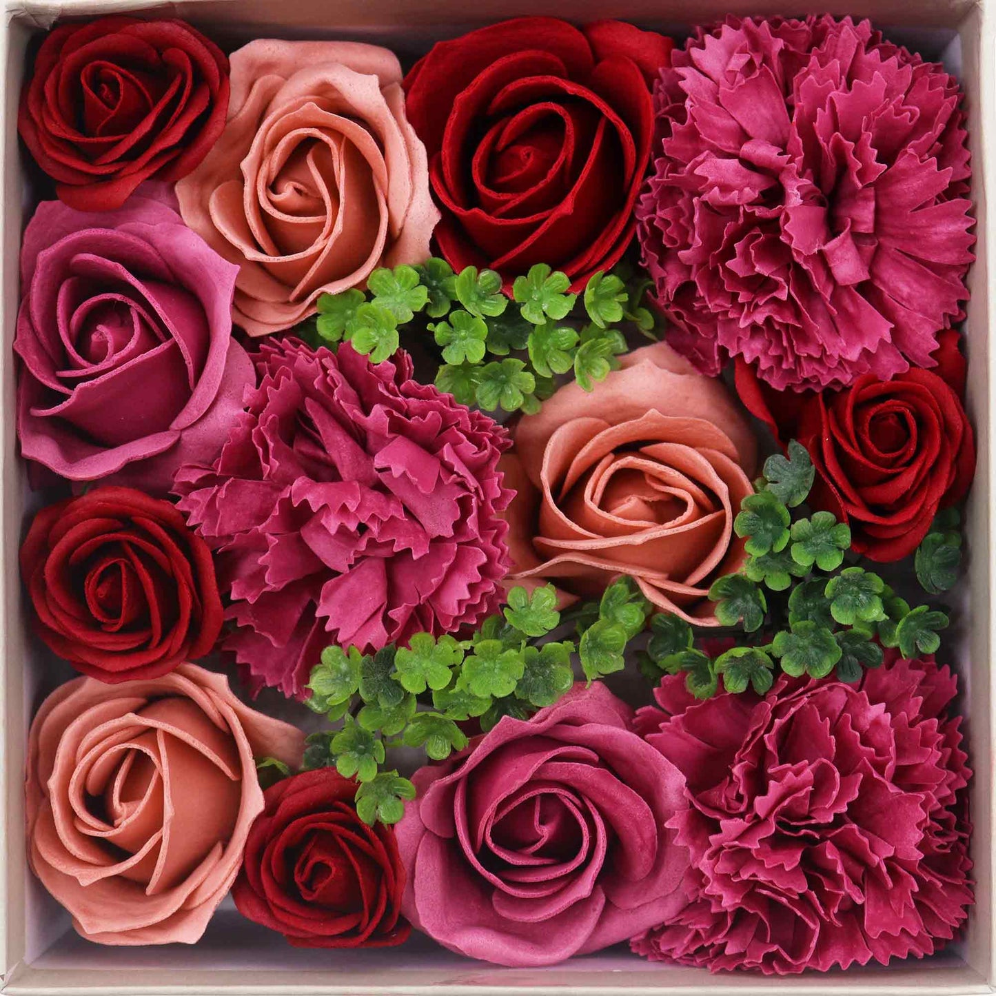 Quadratische Box - Vintage Rosen