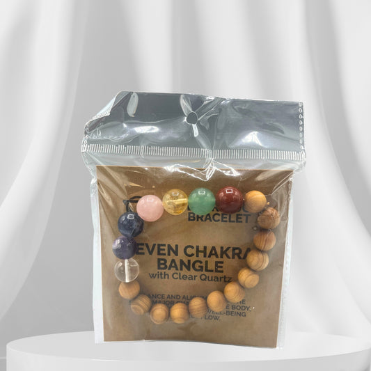 Zedernarmband - 7 Chakren