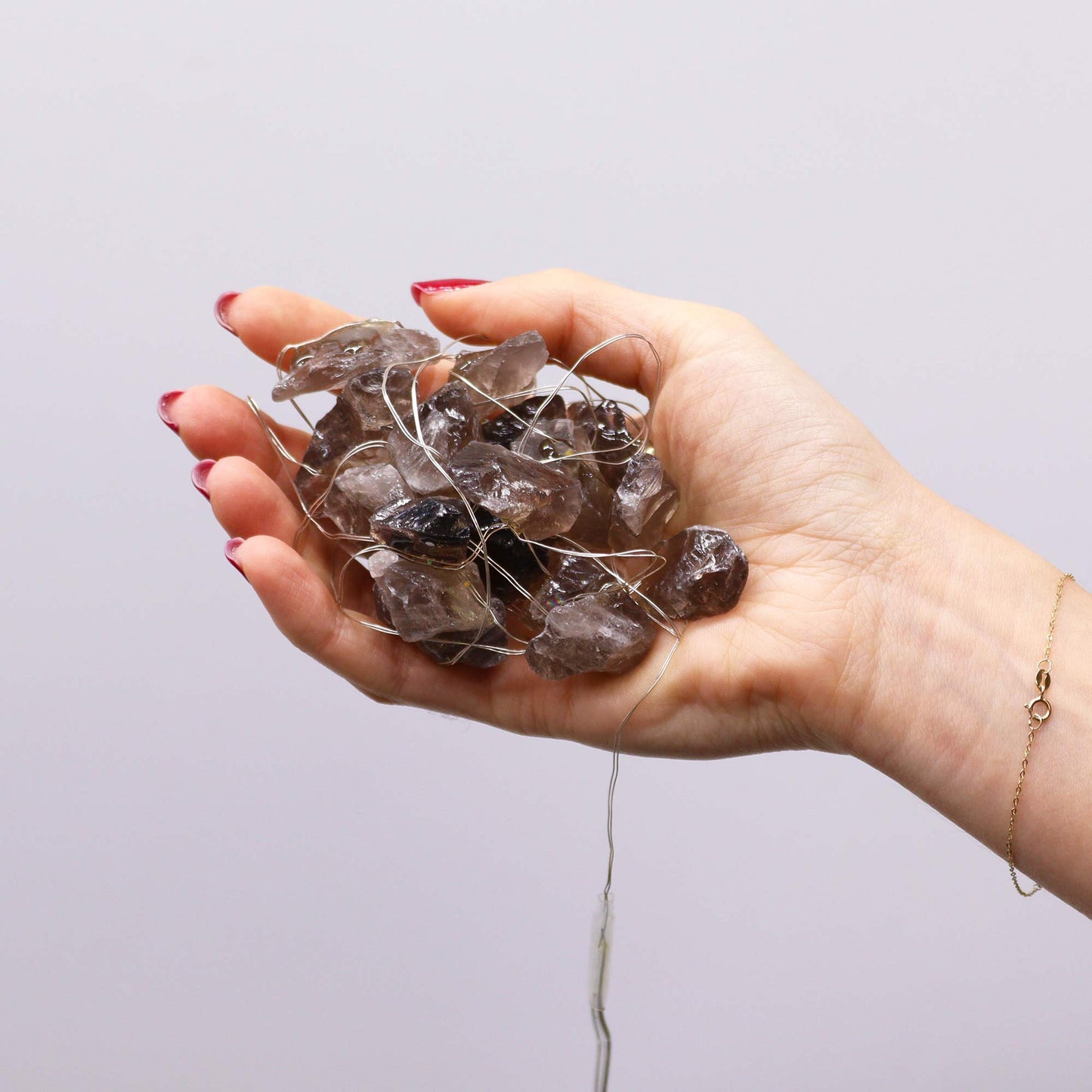 Lumières d'enchantement de pierres précieuses - Citrine fumée