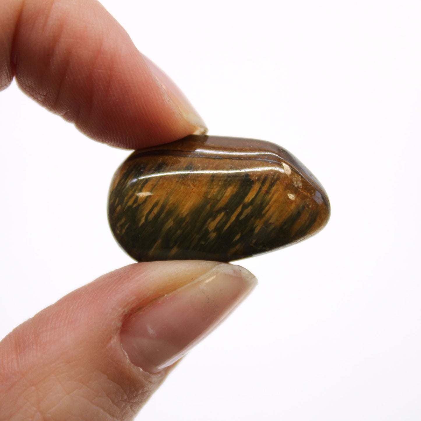 24 x Pequeñas piedras africanas - Ojo de tigre - Varigadas