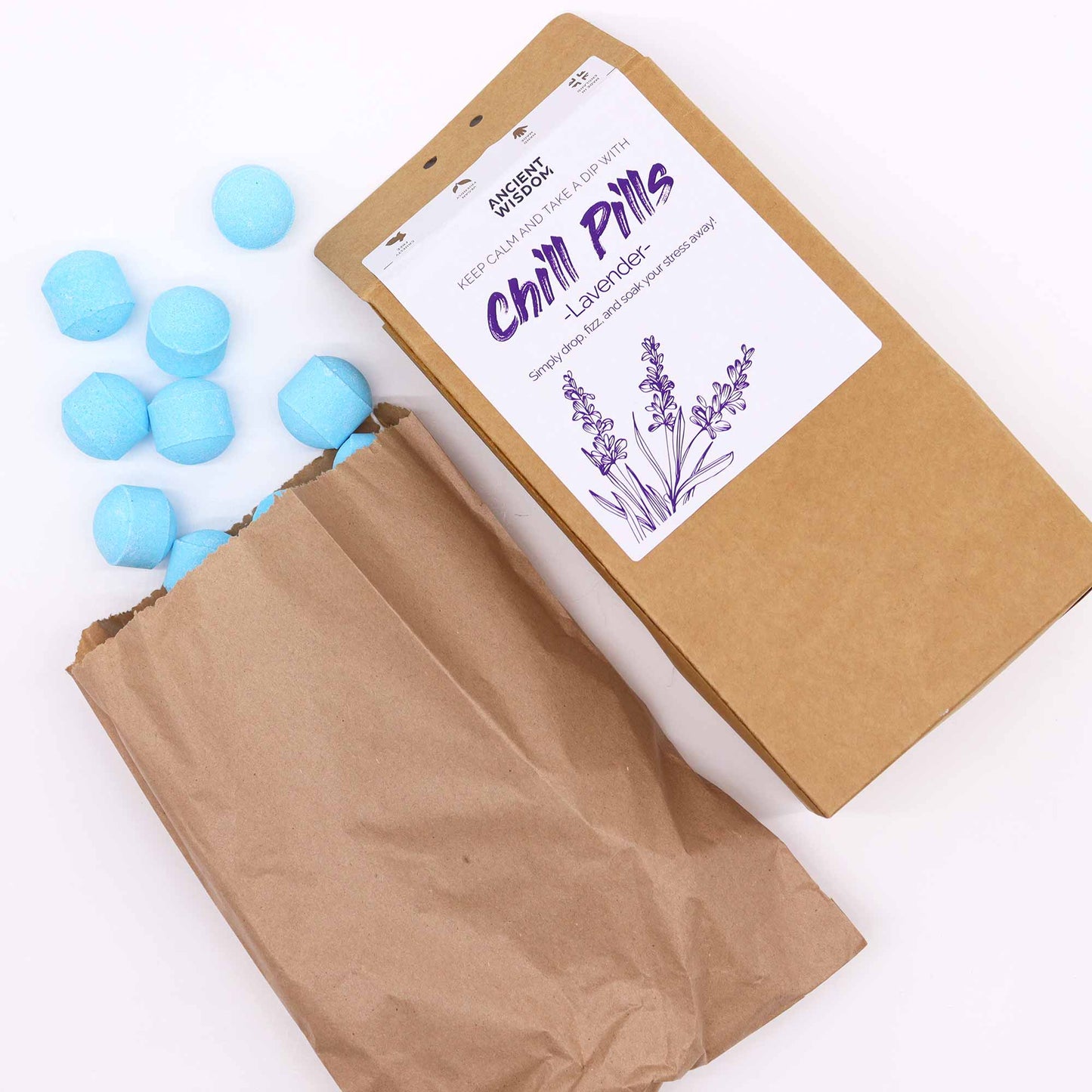 Chill Pills 350g Geschenkpackung - Lavendel
